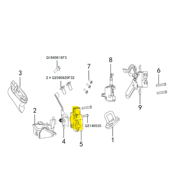 Motor Cierre Portalon Great Wall Florid 1.5 para GREAT WALL FLORID 1.5 - Chapas De Portalón | ClickRepuestos